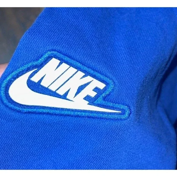 Vintage Mens Nike NFL New York Giants Blue hoodie white tag Used - Picture 4 of 7